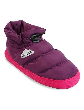 Chaussons unisexes Nuvola avec semelle en gomme
