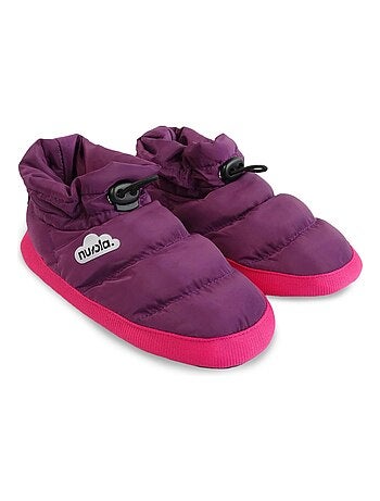 Chaussons unisexes Nuvola avec semelle en gomme