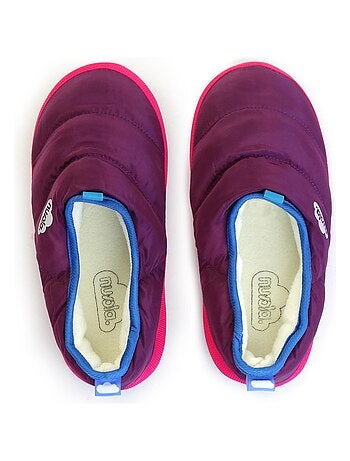 Chaussons unisexes Nuvola avec semelle en gomme