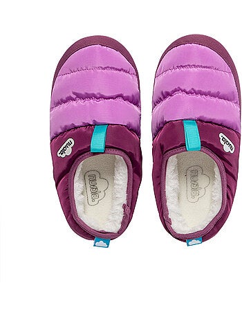 Chaussons unisexes Nuvola avec semelle en gomme