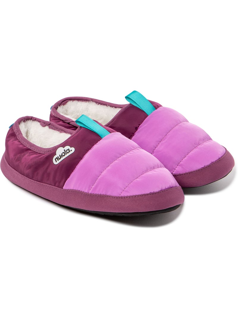 Chaussons unisexes Nuvola avec semelle en gomme Mauve lilas - Kiabi