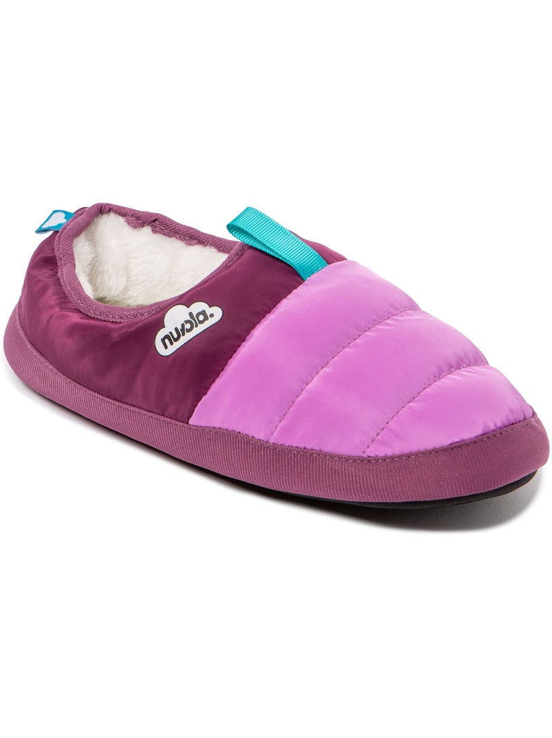 Chaussons unisexes Nuvola avec semelle en gomme Mauve lilas - Kiabi