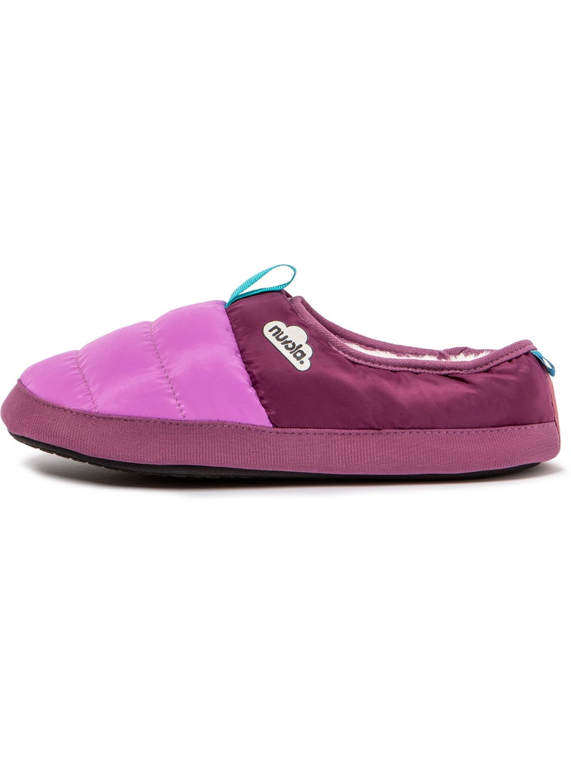 Chaussons unisexes Nuvola avec semelle en gomme Mauve lilas - Kiabi