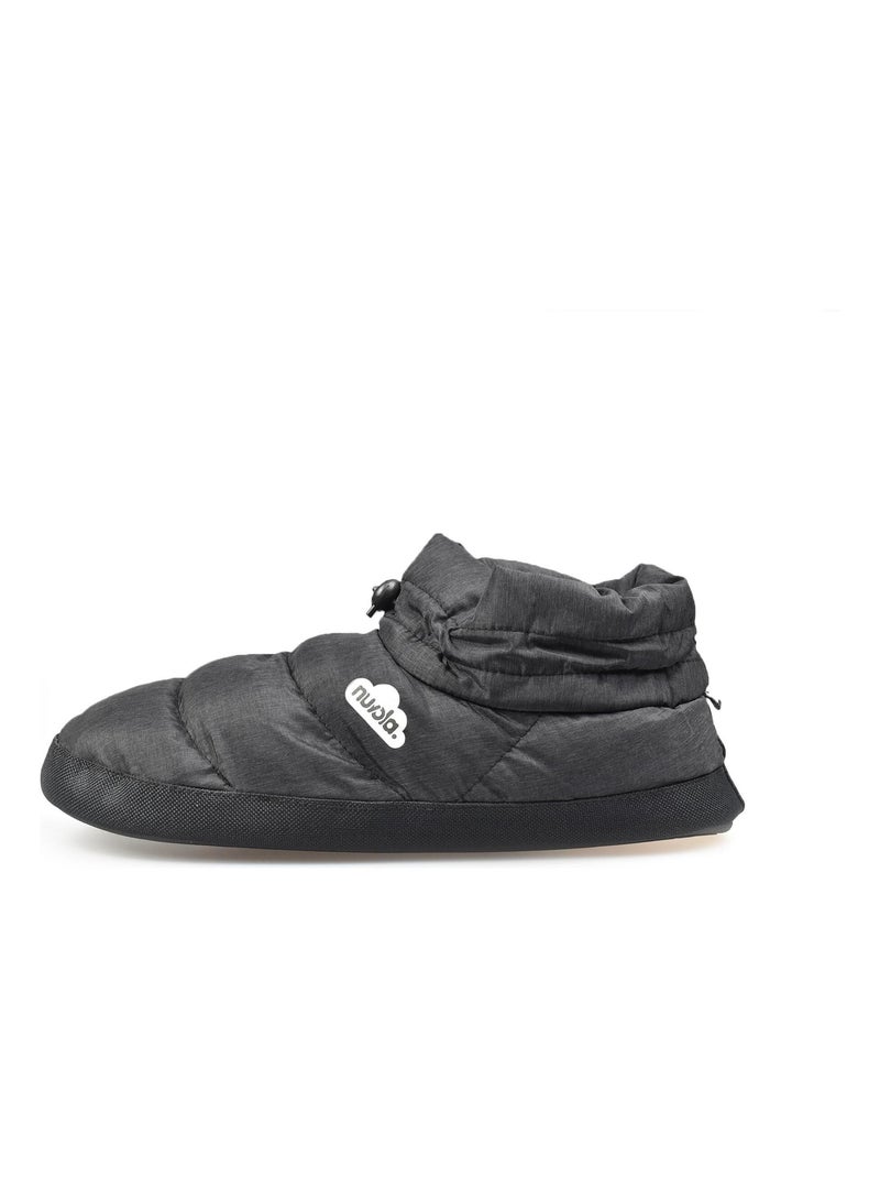 Chaussons unisexes Nuvola avec semelle en gomme Noir - Kiabi