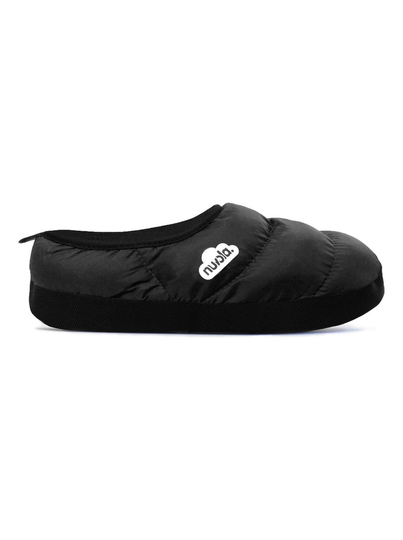 Chaussons unisexes Nuvola avec semelle en gomme Noir - Kiabi