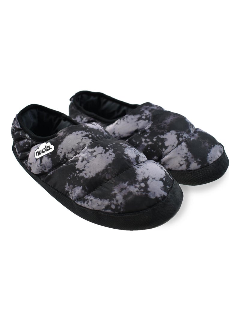 Chaussons unisexes Nuvola avec semelle en gomme Noir - Kiabi