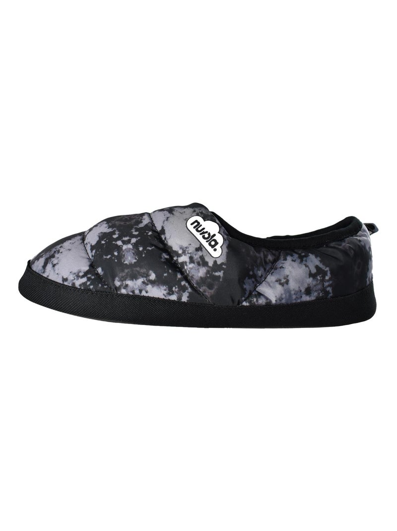 Chaussons unisexes Nuvola avec semelle en gomme Noir - Kiabi