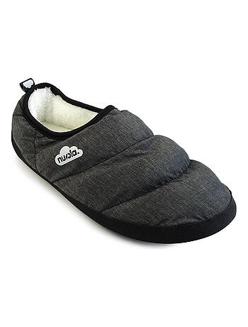 Chaussons unisexes Nuvola avec semelle en gomme