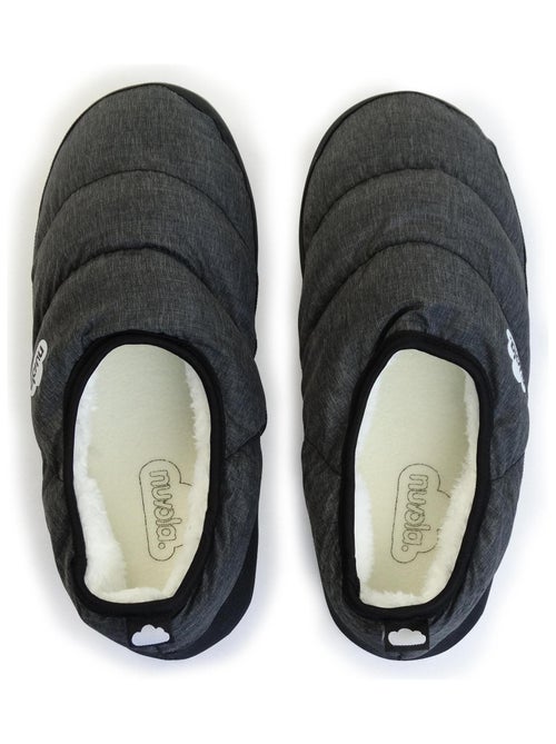 Chaussons unisexes Nuvola avec semelle en gomme - Kiabi