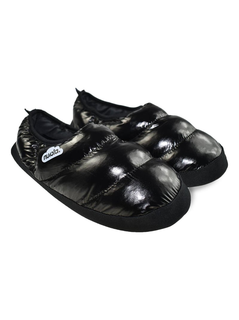 Chaussons unisexes Nuvola avec semelle en gomme Noir - Kiabi