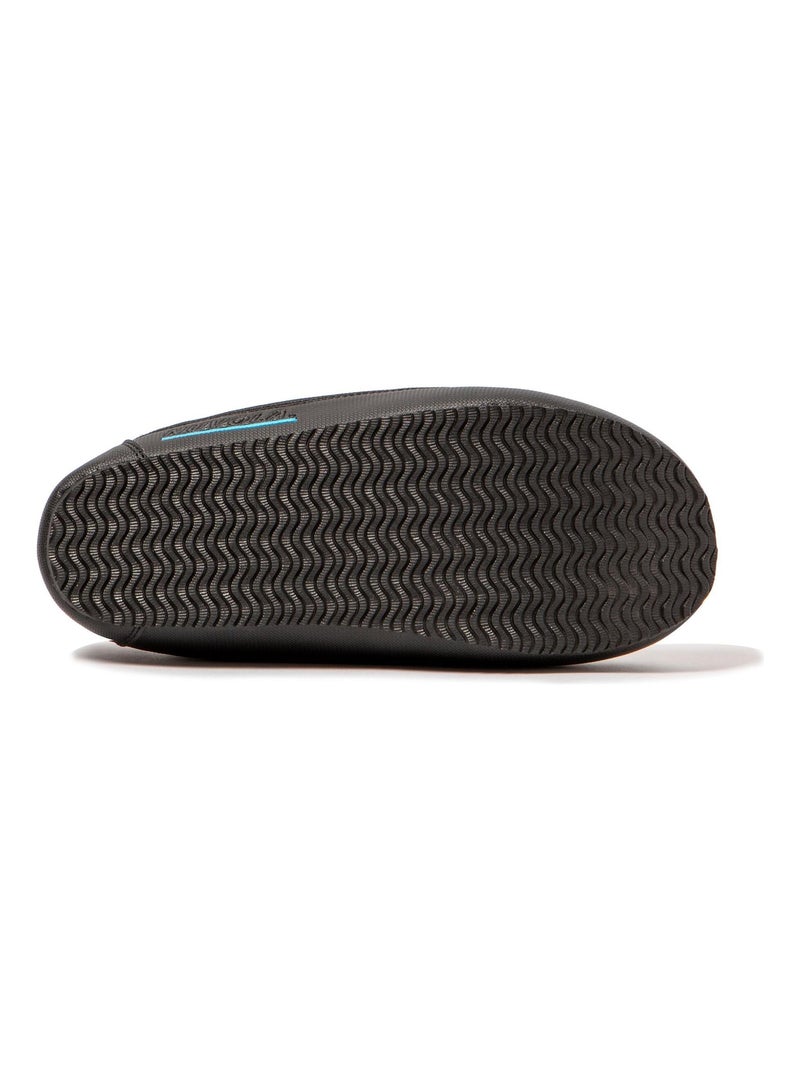 Chaussons unisexes Nuvola avec semelle en gomme Noir - Kiabi