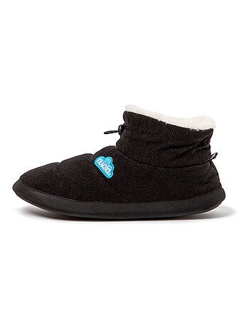 Chaussons unisexes Nuvola avec semelle en gomme