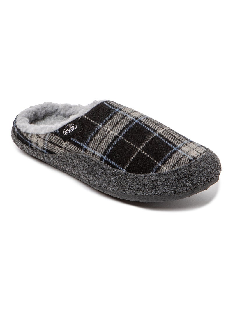 Chaussons unisexes Nuvola avec semelle en gomme Noir - Kiabi