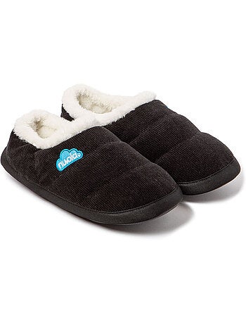 Chaussons unisexes Nuvola avec semelle en gomme