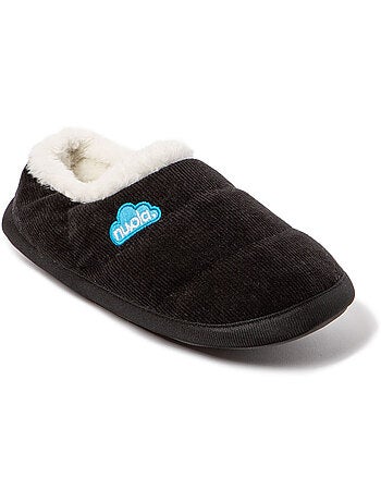 Chaussons unisexes Nuvola avec semelle en gomme