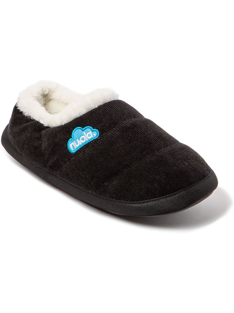Chaussons unisexes Nuvola avec semelle en gomme Noir - Kiabi