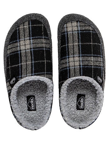 Chaussons unisexes Nuvola avec semelle en gomme