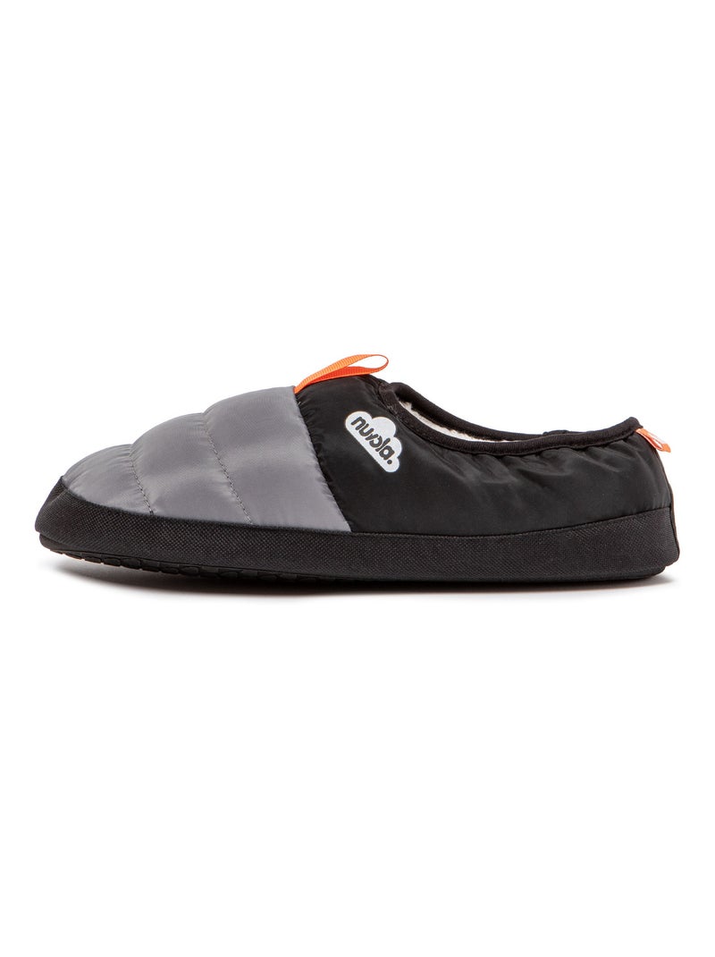 Chaussons unisexes Nuvola avec semelle en gomme Noir - Kiabi