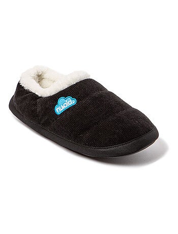 Chaussons unisexes Nuvola avec semelle en gomme