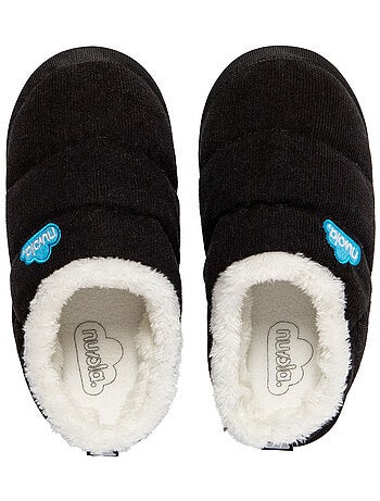 Chaussons unisexes Nuvola avec semelle en gomme