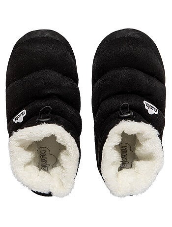 Chaussons unisexes Nuvola avec semelle en gomme