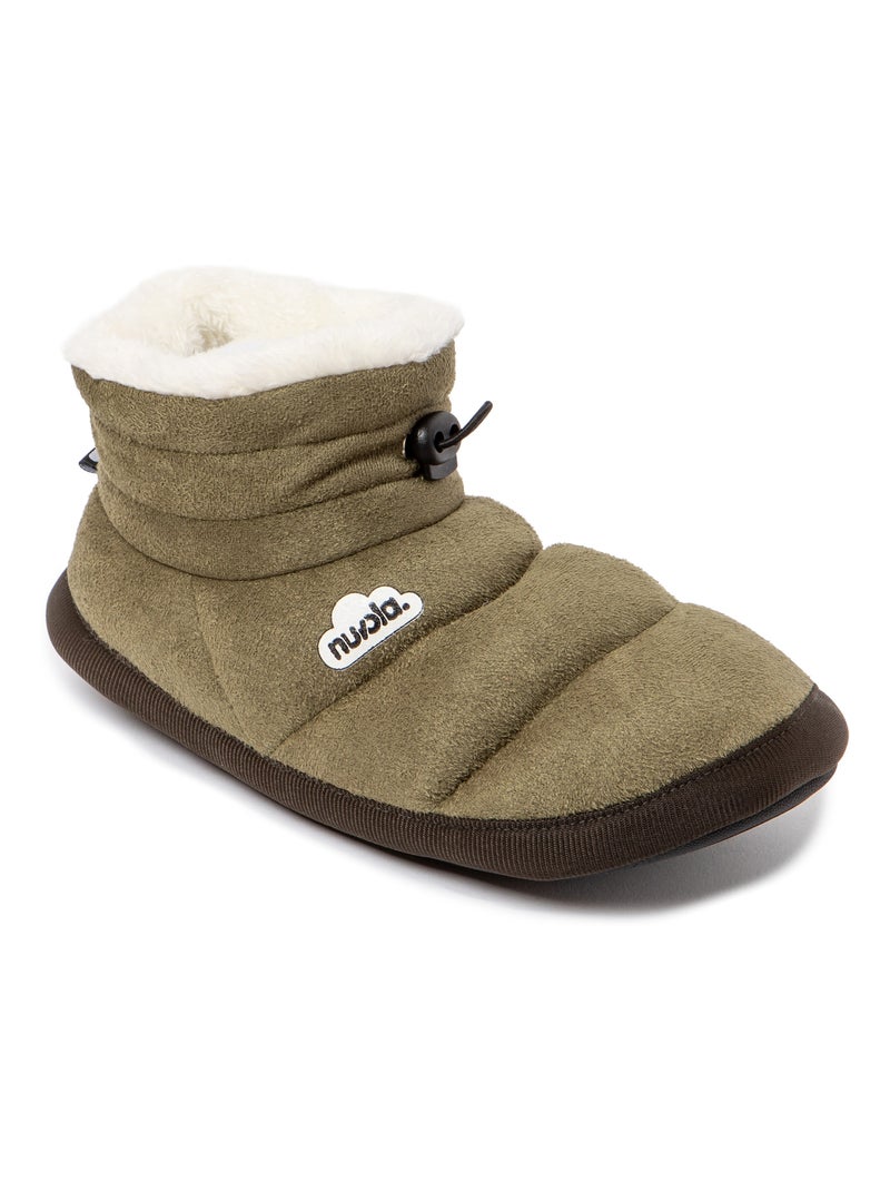 Chaussons unisexes Nuvola avec semelle en gomme Noir - Kiabi