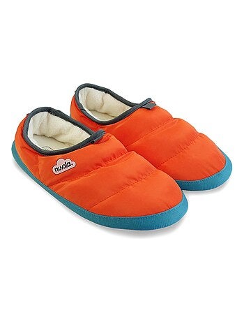 Chaussons unisexes Nuvola avec semelle en gomme