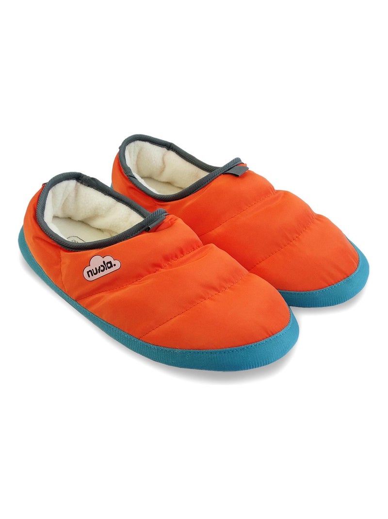 Chaussons unisexes Nuvola avec semelle en gomme Orange - Kiabi