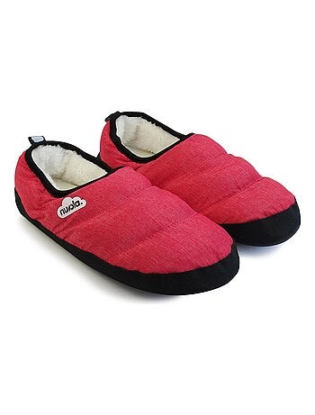 Chaussons unisexes Nuvola avec semelle en gomme
