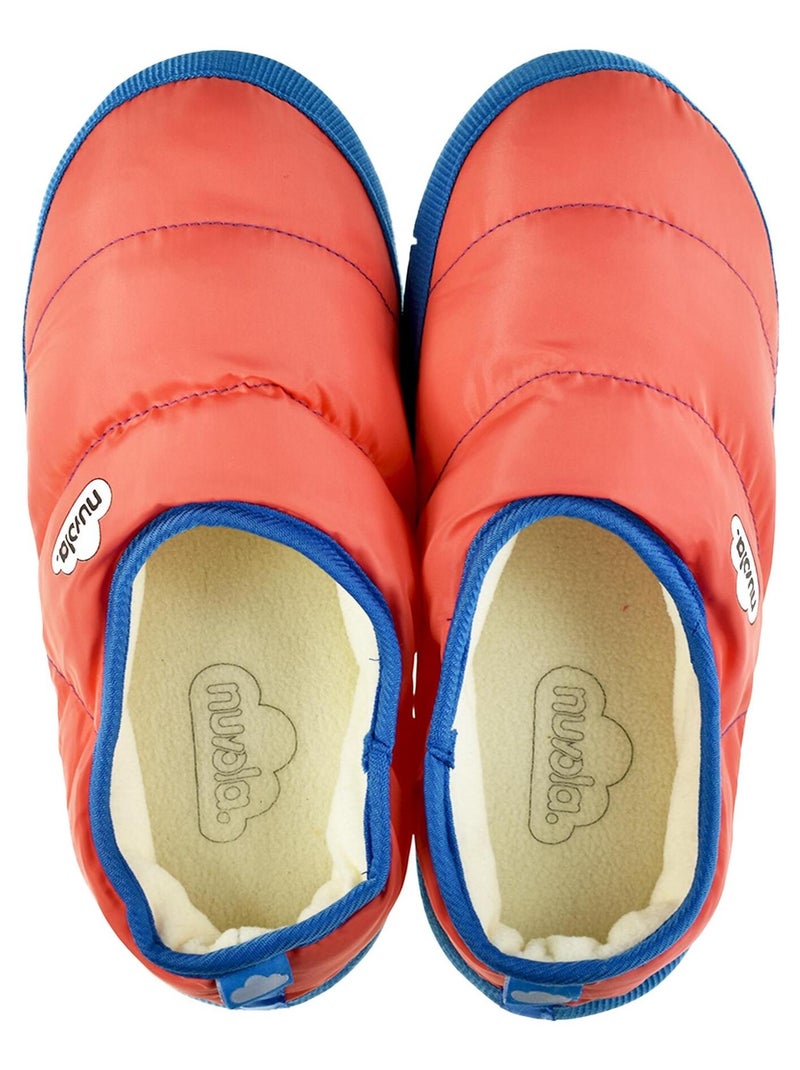 Chaussons unisexes Nuvola avec semelle en gomme Rose clair - Kiabi