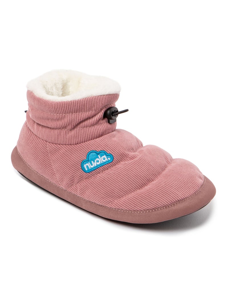 Chaussons unisexes Nuvola avec semelle en gomme Rose foncé - Kiabi