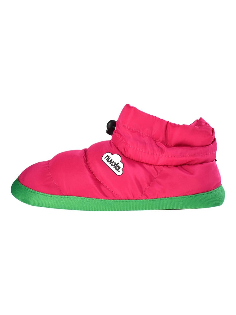 Chaussons unisexes Nuvola avec semelle en gomme Rose fushia - Kiabi