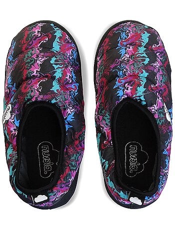 Chaussons unisexes Nuvola avec semelle en gomme