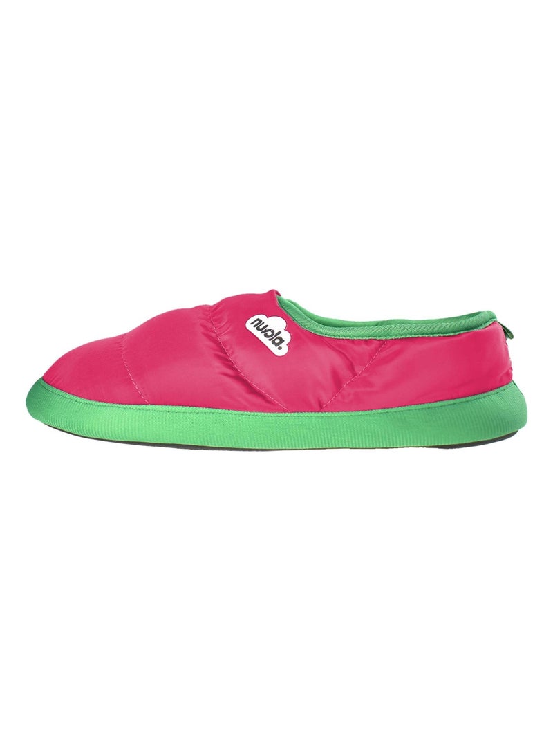 Chaussons unisexes Nuvola avec semelle en gomme Rose fushia - Kiabi
