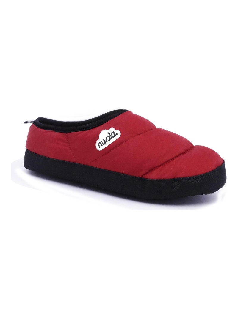 Chaussons unisexes Nuvola avec semelle en gomme Rouge - Kiabi