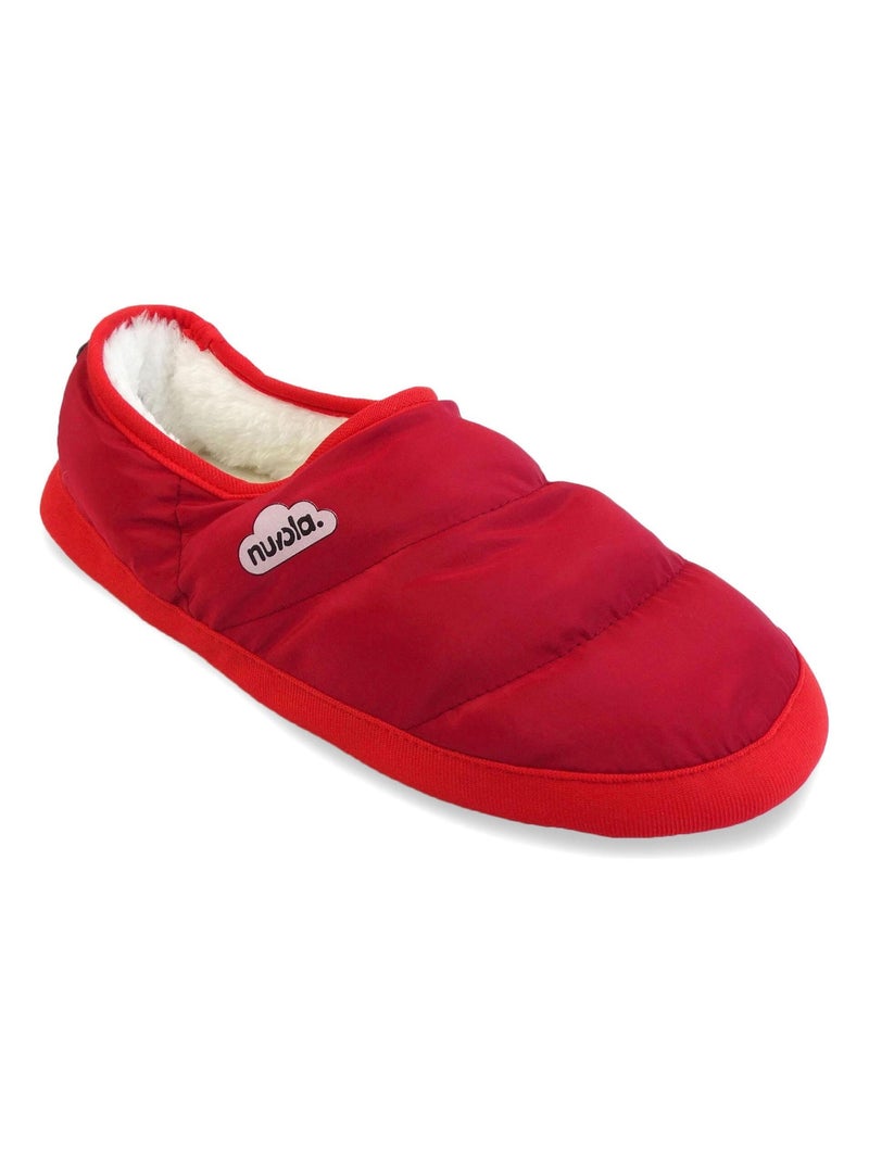 Chaussons unisexes Nuvola avec semelle en gomme Rouge - Kiabi