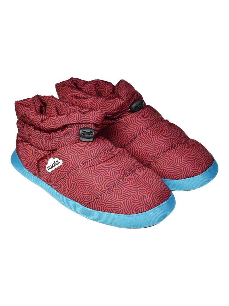 Chaussons unisexes Nuvola avec semelle en gomme Rouge - Kiabi