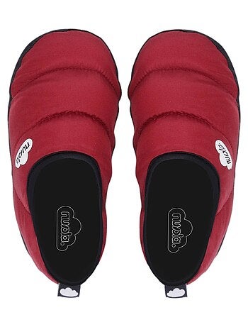 Chaussons unisexes Nuvola avec semelle en gomme