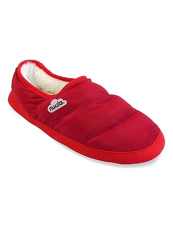 Chaussons unisexes Nuvola avec semelle en gomme