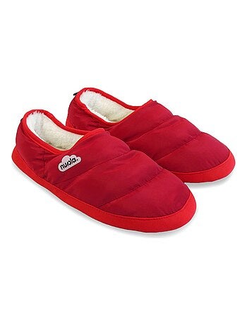 Chaussons unisexes Nuvola avec semelle en gomme