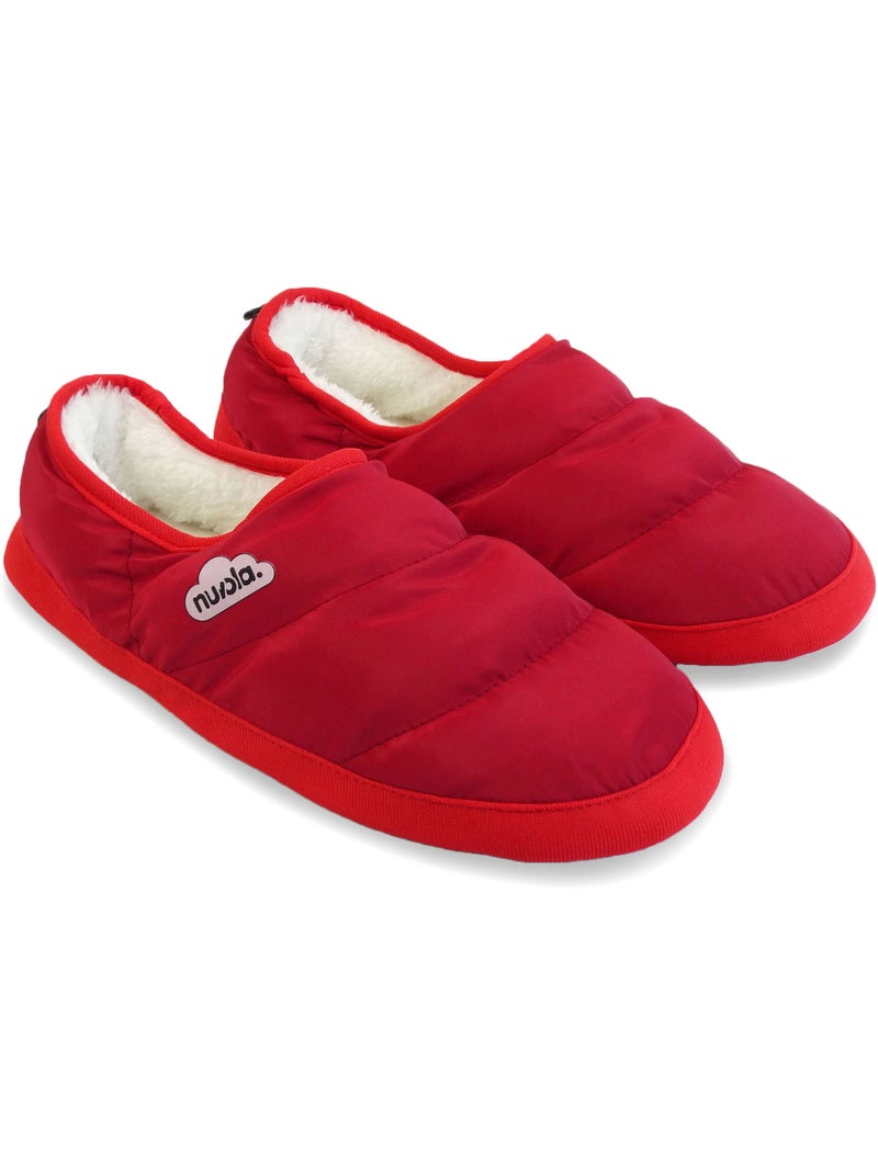 Chaussons unisexes Nuvola avec semelle en gomme Rouge - Kiabi