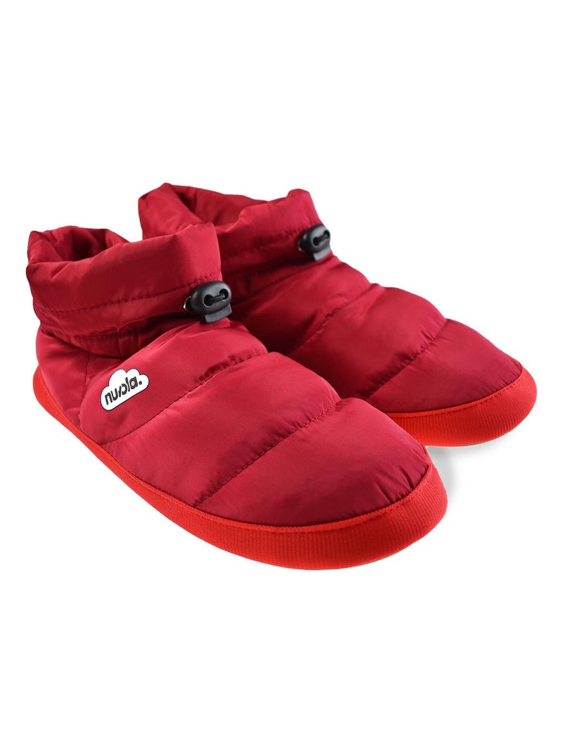 Chaussons unisexes Nuvola avec semelle en gomme Rouge - Kiabi