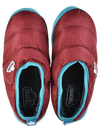 Chaussons unisexes Nuvola avec semelle en gomme