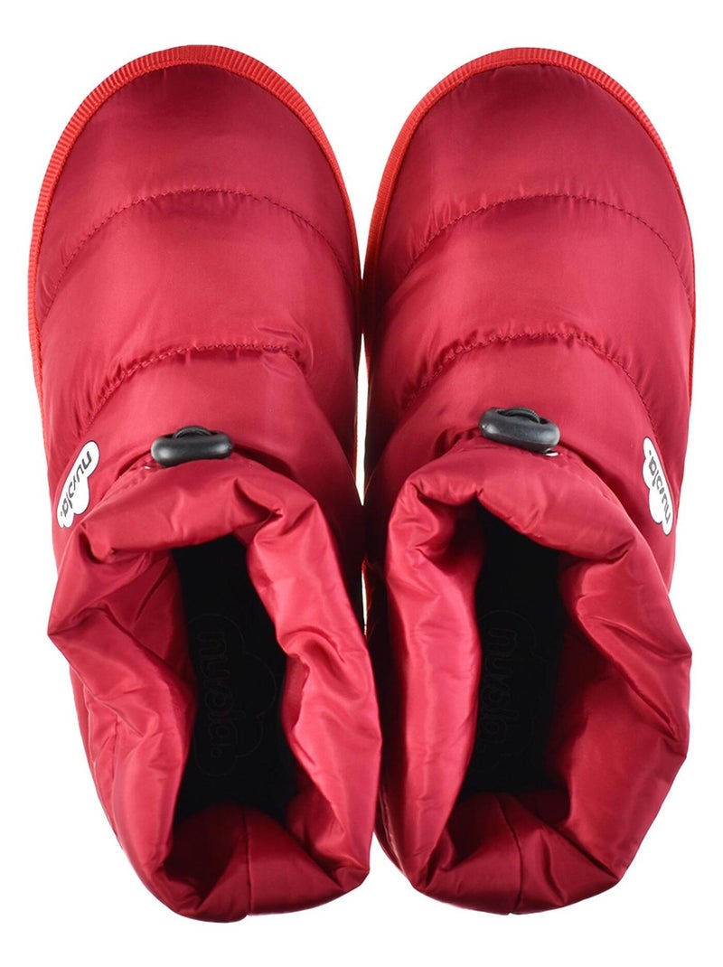 Chaussons unisexes Nuvola avec semelle en gomme Rouge - Kiabi