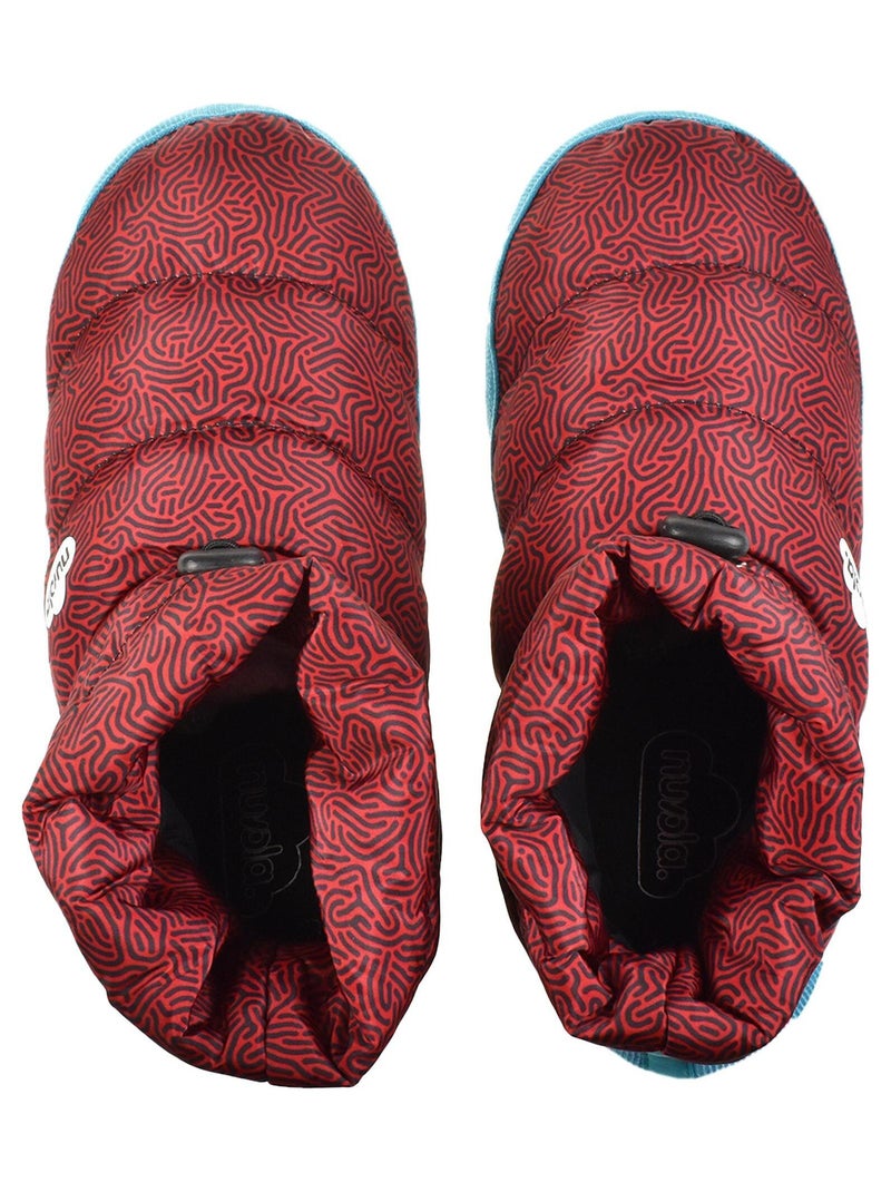 Chaussons unisexes Nuvola avec semelle en gomme Rouge - Kiabi