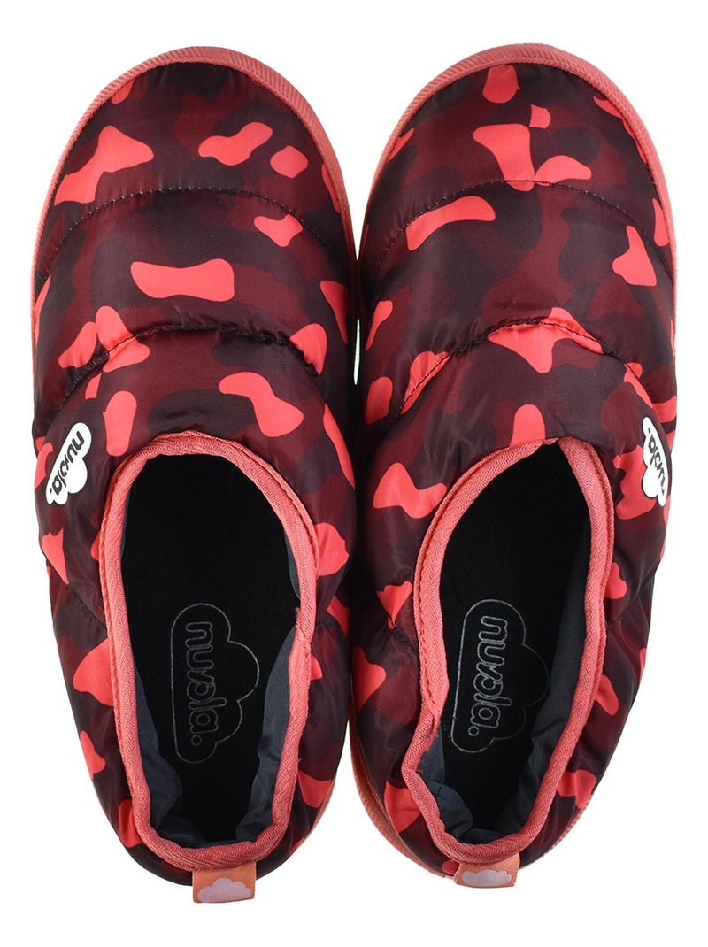 Chaussons unisexes Nuvola avec semelle en gomme Rouge - Kiabi