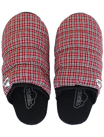 Chaussons unisexes Nuvola avec semelle en gomme