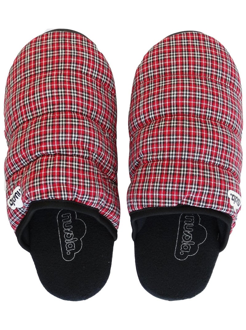 Chaussons unisexes Nuvola avec semelle en gomme Rouge - Kiabi