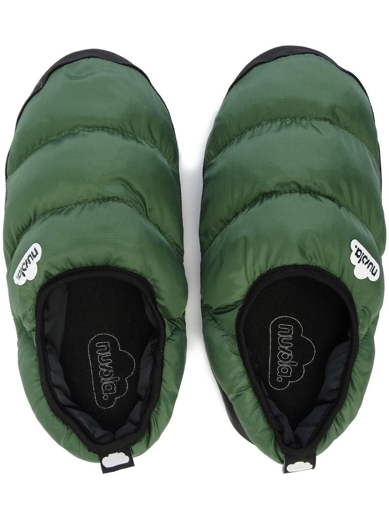 Chaussons unisexes Nuvola avec semelle en gomme Vert - Kiabi