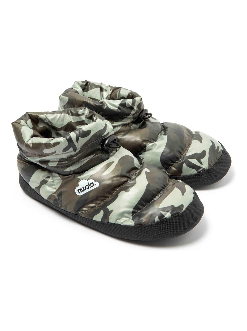 Chaussons unisexes Nuvola avec semelle en gomme Vert - Kiabi